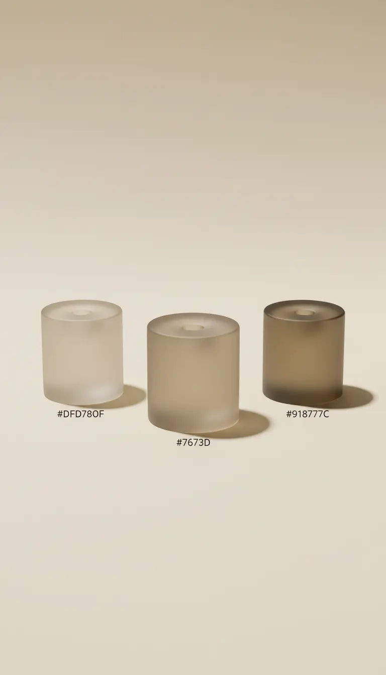 Matte Glass Incense Holder